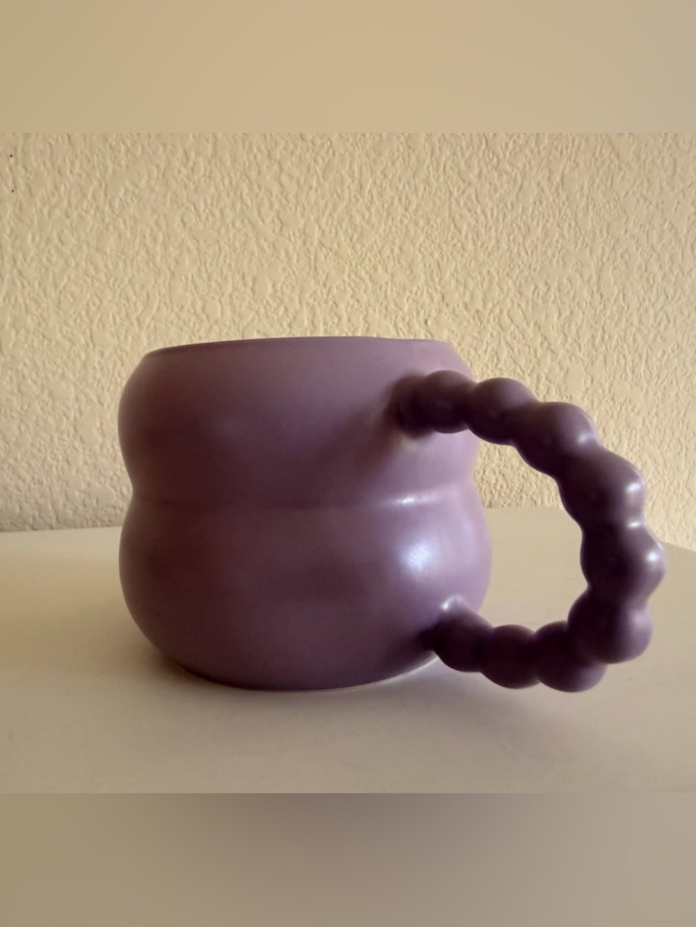 Ceramic Purple Bubble Mug, 15oz - Picture 3 of 5